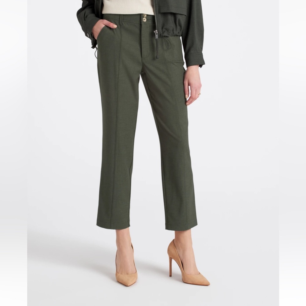 DEMOCRACY Absolution Skyrise Double Button Front Seam Trouser Work Pants